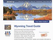 Tablet Screenshot of go-wyoming.com